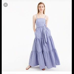 Jcrew Stripped Dress with Pockets